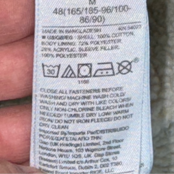 Gap Men’s 1969 icon sherpa-lined denim jacket M - Picture 5 of 14